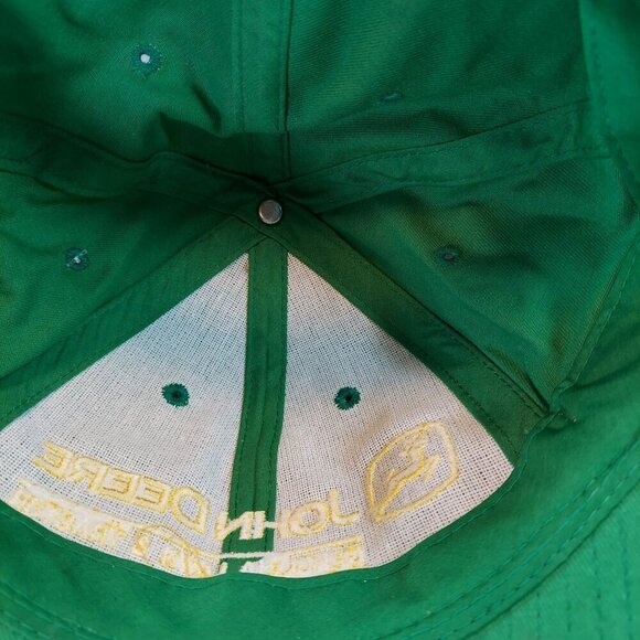 John Deere Licensed Green Baseball Cap With Adjustable Snapback - Picture 11 of 13